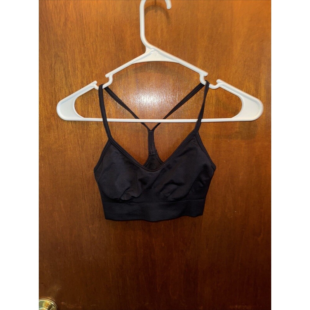 Gym Shark Womens Black Sports Bra Size XS